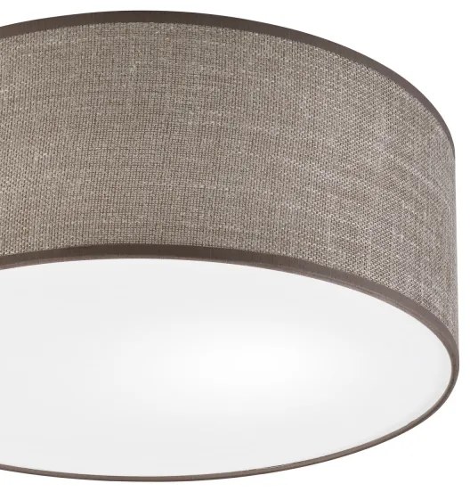 Stropné svietidlo SIRJA 1xE27/15W/230V pr. 35 cm hnedé