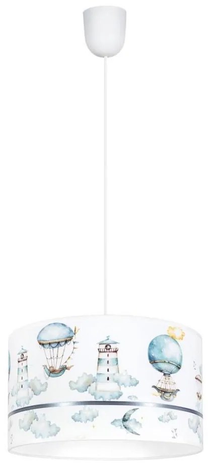 Belis Detský luster PIKKI 1xE27/60W/230V modrá 0537