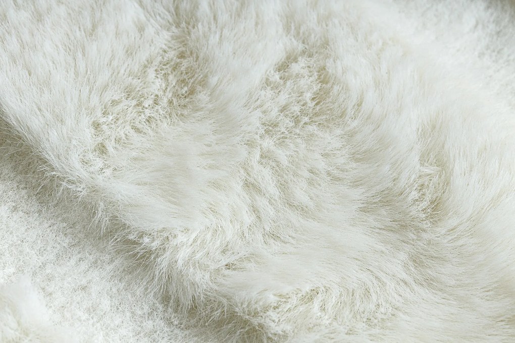 Koberec CURVY biely 11 Arches, prateľný