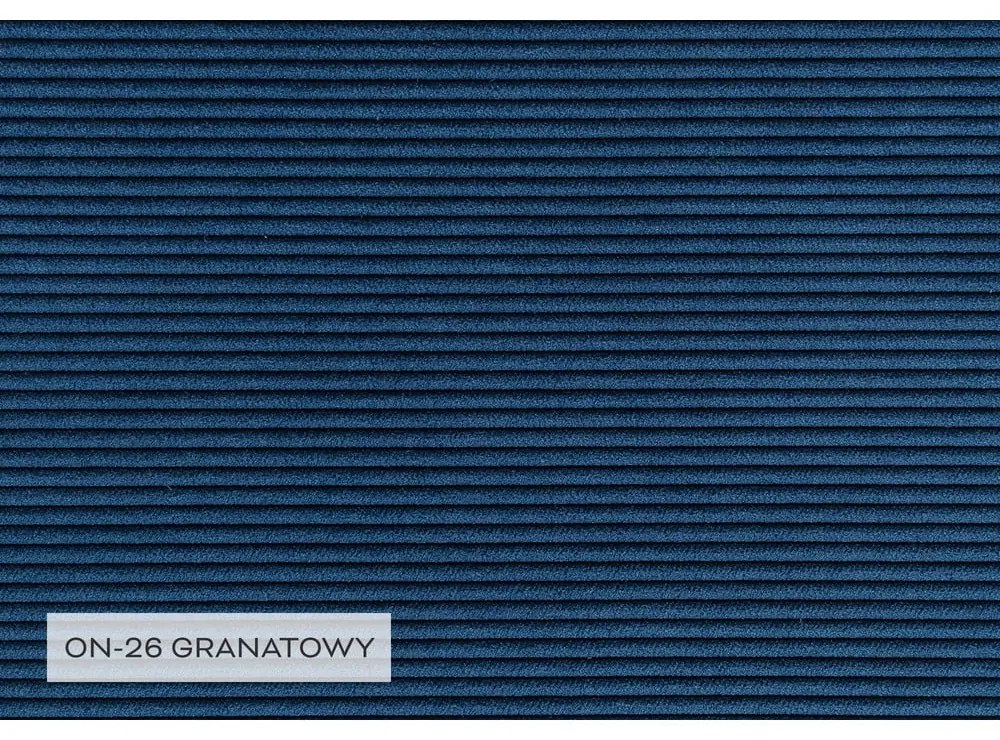 Tmavomodrá menčestrová rozkladacia rohová pohovka (ľavý roh) Lofty Lilly – Miuform