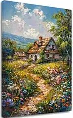 Obraz krajiny na plátne Cesta do rozprávky