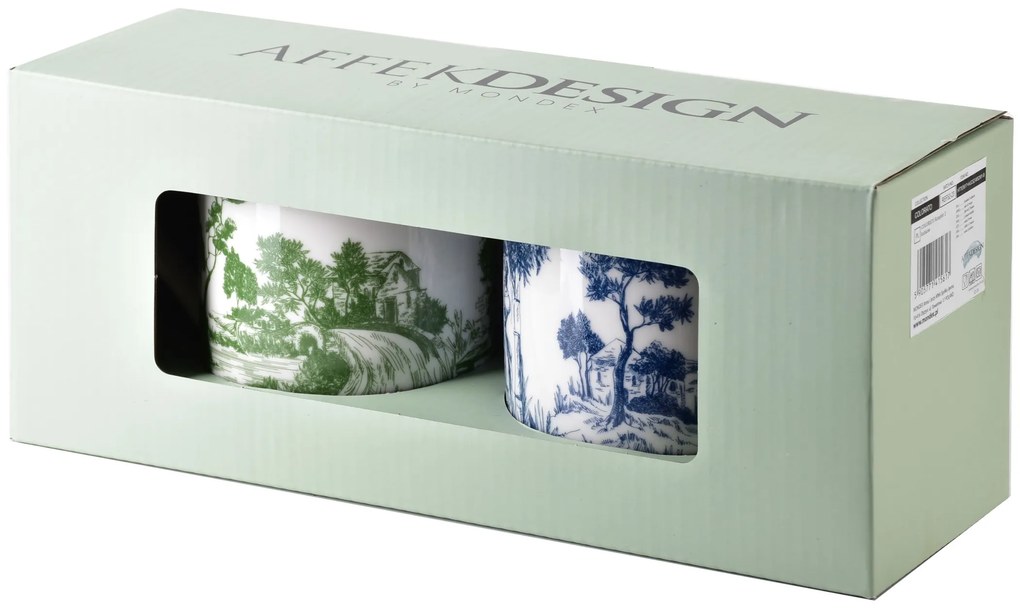 Súprava 2 ks hrnčekov COLORATO II 2x 400 ml viacfarebná