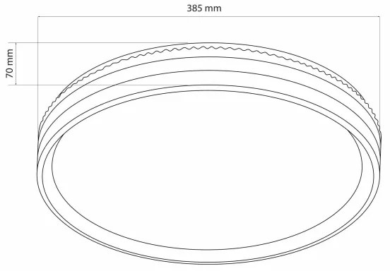 LED Stmievateľné stropné svietidlo JADWIGA LED/42W/230V 3000-6000K + DO