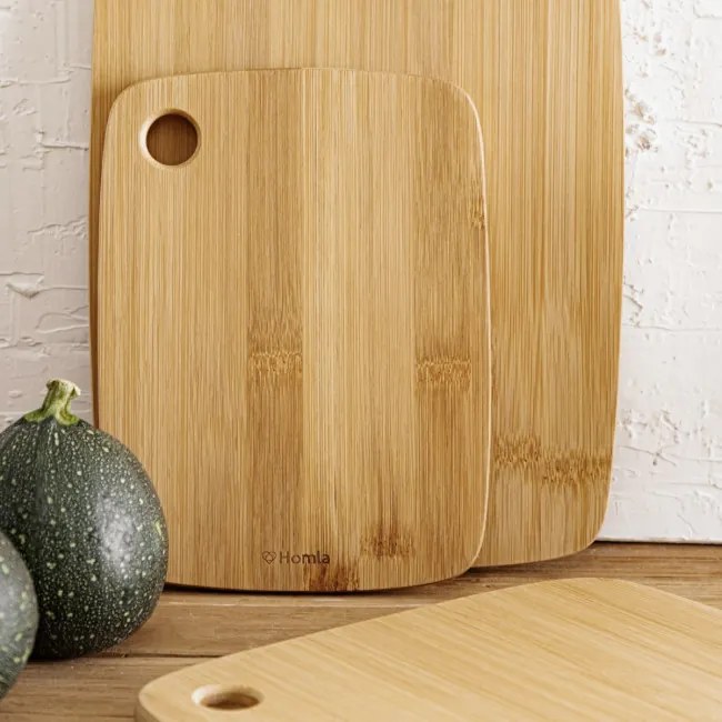 Sada troch dosiek na krájanie BAMBOU hnedé ALL 838779