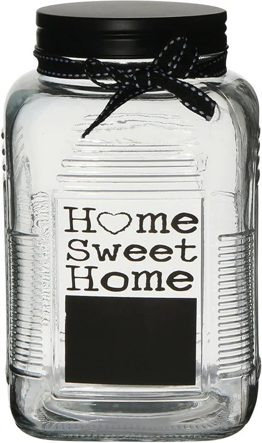 Altom Sklenená dóza Home Sweet Home, 1000 ml