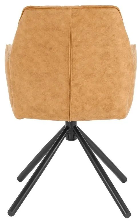 Žlté čalúnené jedálenské kreslá v súprave 2 ks Preston – Støraa