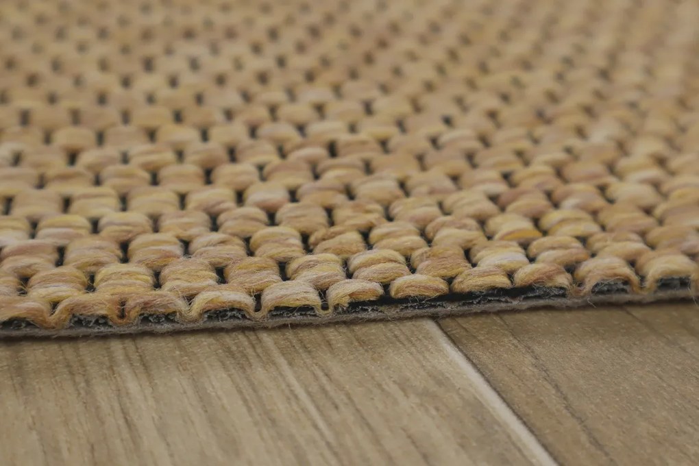 Timzo, Metrážny koberec Nature terra - neúčtujeme odrezky z role, na mieru, šíře 1,33m,1m,2m,3m,4m,5m,na mieru, neúčtujeme odrezky, oranžová, filc, chodba / predsieň