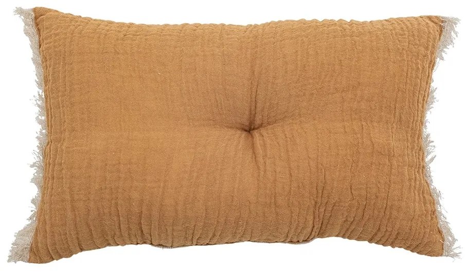 Bloomingville Polštář Adita žlutý bavlna včetně výplně