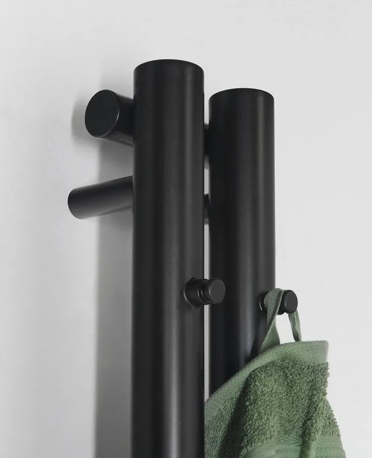 Sapho Sapho, PILON vykurovacie teleso 122x1800mm, so 2 háčikmi, čierna matná, IZ124T