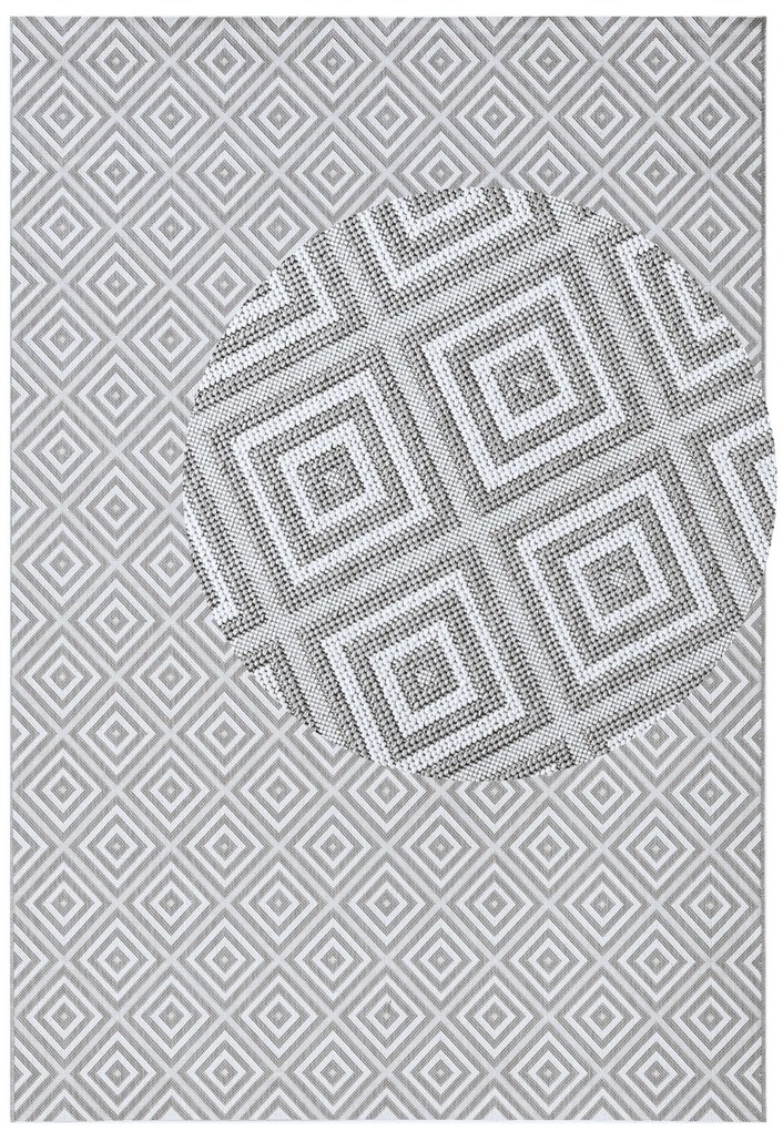 Kusový koberec Meadow 102471 Grey – na von aj na doma, 80x150, šedá, chodba / predsieň, Hanse Home