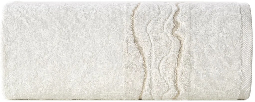 BAVLNENÝ UTERÁK KARIN 50X90 CM KRÉMOVÁ