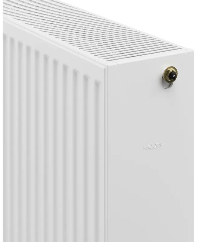 Mexen, Panelový radiátor Mexen CV33 400 x 600 mm, spodné pripojenie, 1013 W, biely - W633-040-060-00