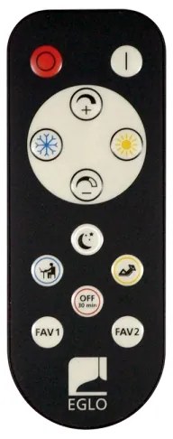 Eglo - stmievateľné LED stropné svietidlo LED/43W/230V biele + diaľkové ovládanie