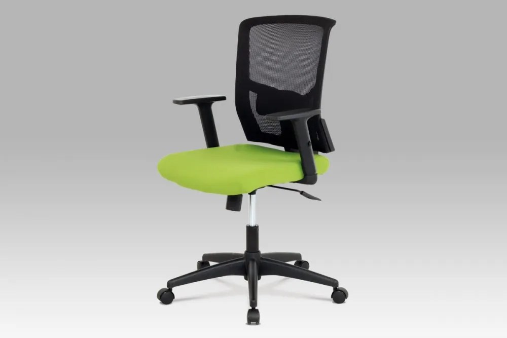 Kancelárska stolička KA-B1012 GRN zelená + čierna Autronic