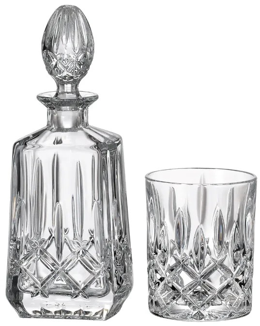 Bohemia Crystal Whisky set Sheffield 99999/52820/598 (1 karafa + 6 poh