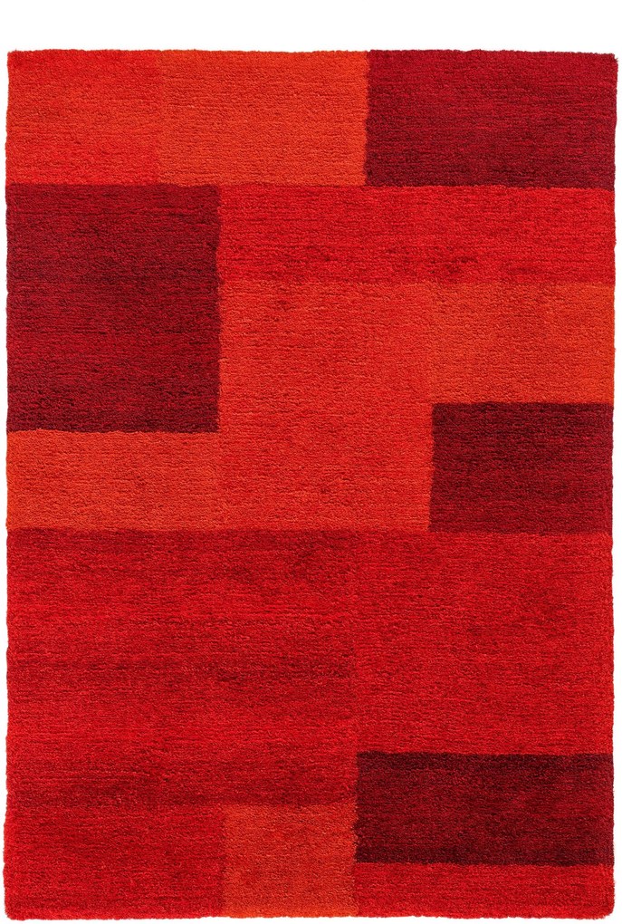 Astra - Golze koberce Kusový koberec Livorno 151010 Design Red - 70x140 cm