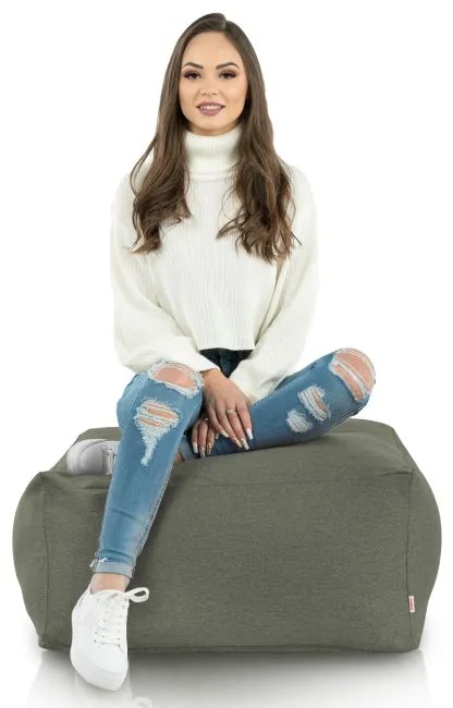 Taburetka Balace melanž zelená