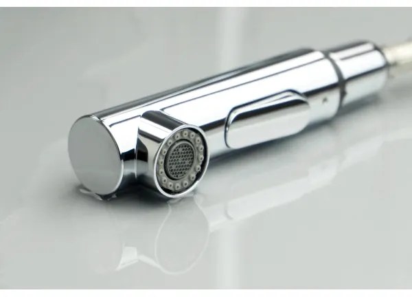 Deante BKM_073M - Kuchynská batéria s vysúvacou sprchou MOMI, lesklý chróm