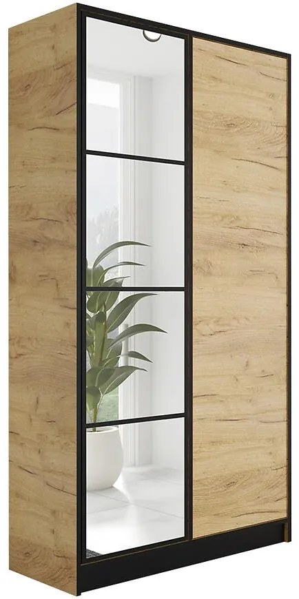 Skriňa Eden 2d 107 Dub Craft Zlatý 1