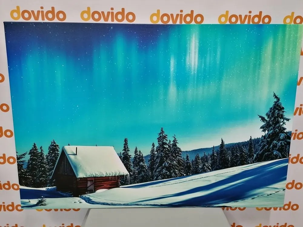 Obraz rozprávková zimná krajina - 90x60