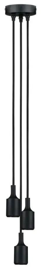 Paulmann 50382 - 3xE27/60W Napájací kábel KETIL 230V