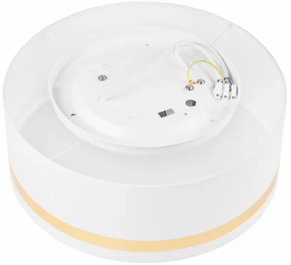 Stropné svietidlo SIRJA STRIPE 2xE27/15W/230V pr. 35 cm biela