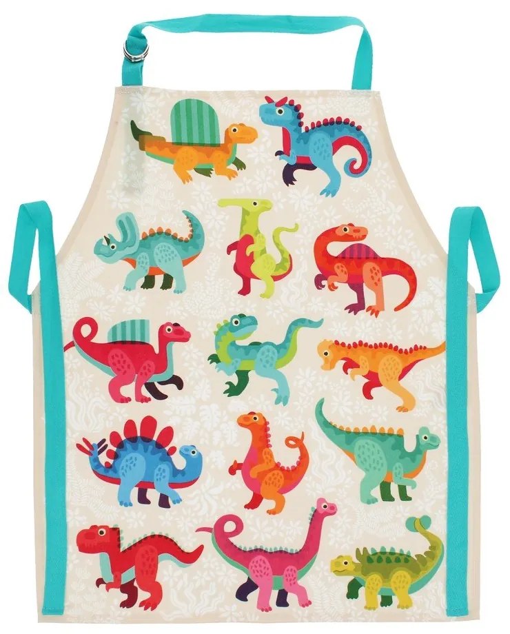 Bavlnená detská zástera Baby Dinos – Rex London