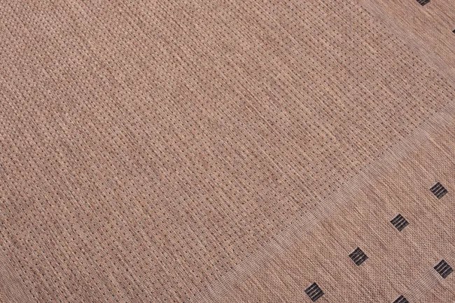 Koberec Floorlux 20329 Coffee / čierny