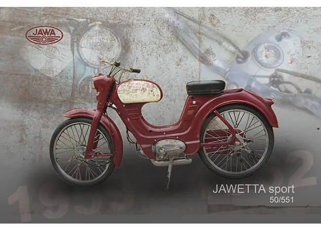 Ceduľa Jawa Jawetta sport 50/551