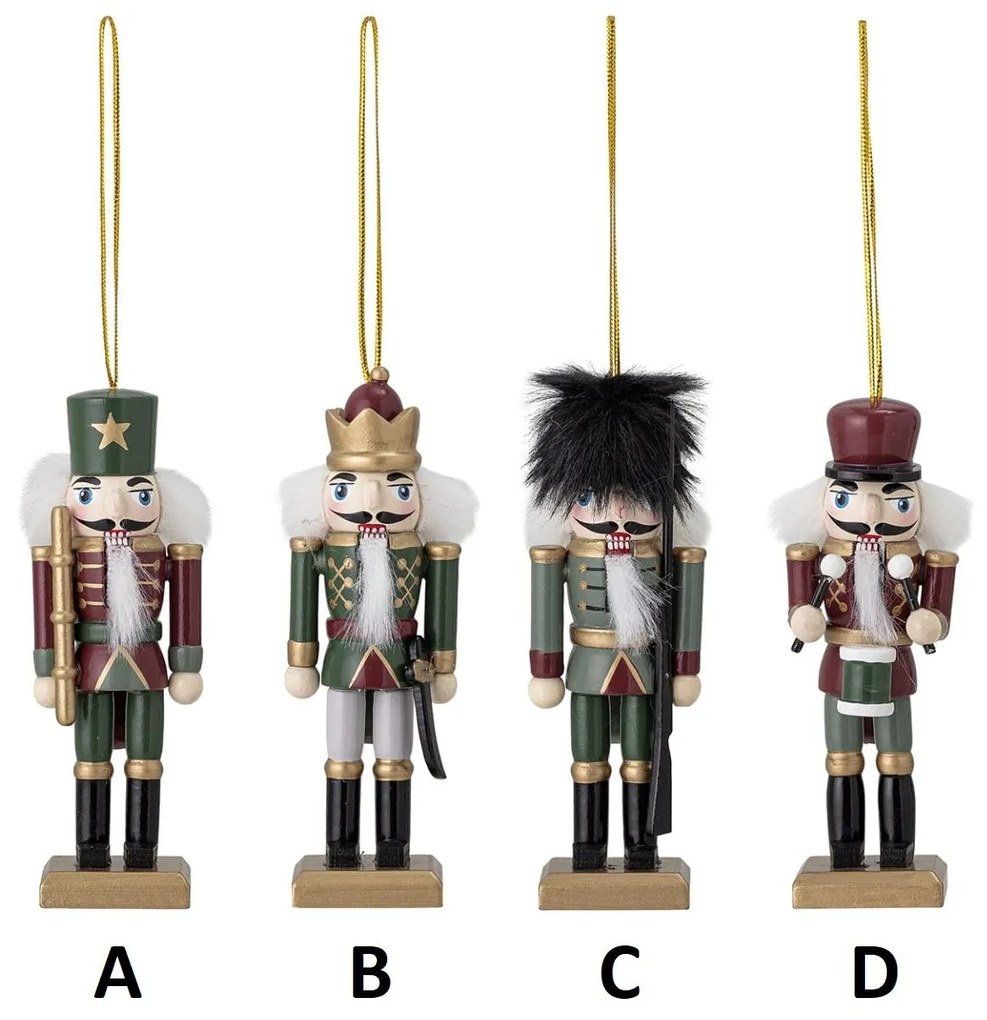 Bloomingville Vianočná ozdoba Nikita Green Wood A