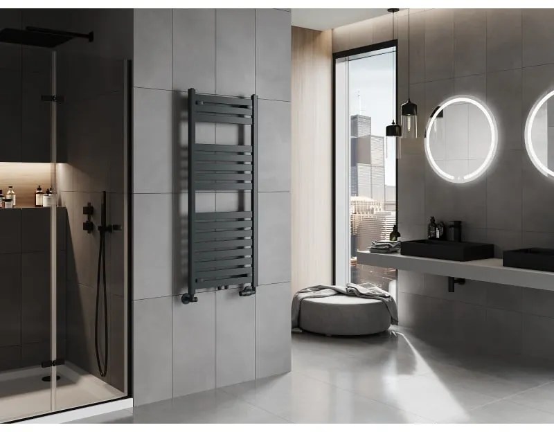 Mexen Uran vykurovacie teleso 1200 x 500 mm, 527 W, antracitová, W105-1200-500-00-66