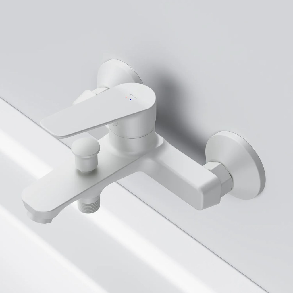 Vaňová a sprchová batéria AM.PM Hit FTA10033 jednopáková, biela