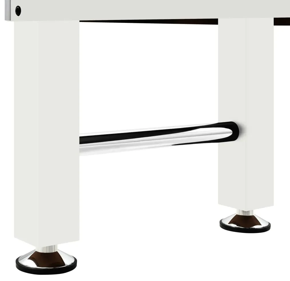 Stolný futbal oceľ 60 kg 140x74,5x87,5 cm biely