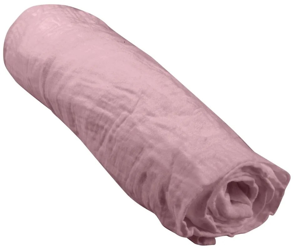Napínacia mušelínová detská plachta do postieľky 60x120 cm – Bébé Douceur