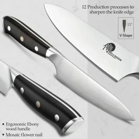 nůž Santoku 5" (130mm) Dellinger German Samurai