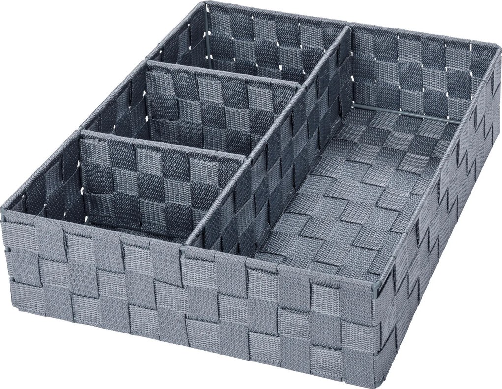 XXXLutz ORGANIZÉR sivá - Kúpeľňové doplnky - 004332015033