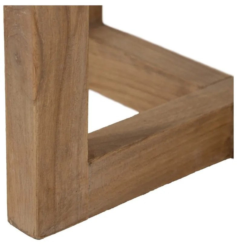 Okrúhly odkladací stolík z masívu mindi ø 40 cm Dala – Ixia