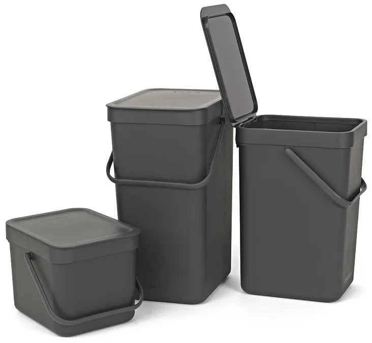 Brabantia Kôš Sort & Go 12L Šedá