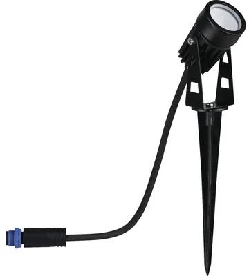LED vonkajšie bodové svietidlo Paulmann Plug & Shine IP65 3W 150lm 3000K 24V čierne - zapichovacie