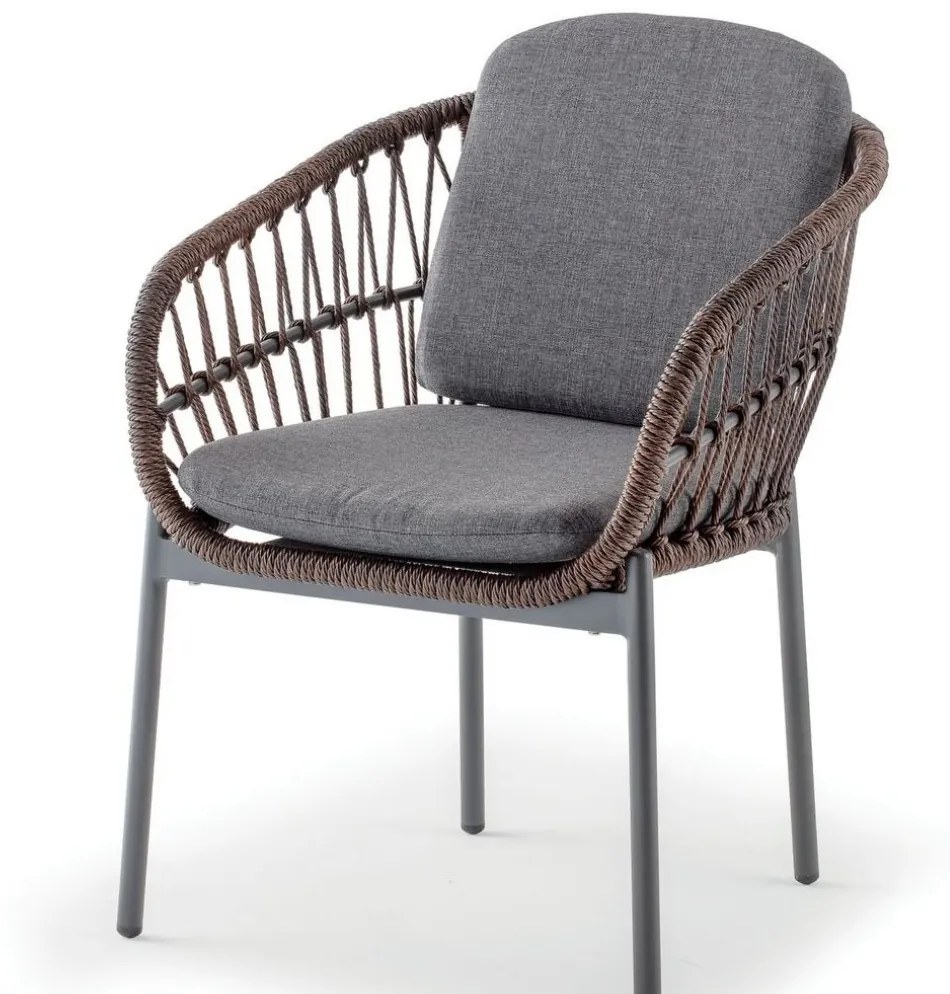 ELBA kreslo white/taupe