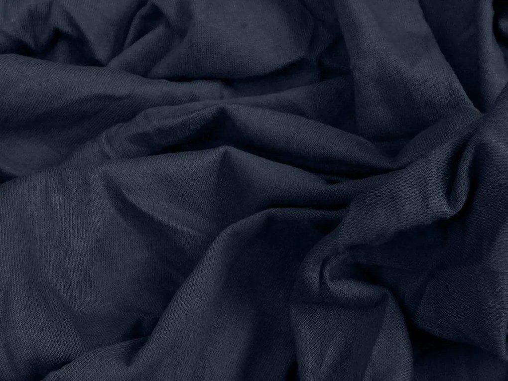 Jersey plachta HIGHFIT námornícky modrá 90 x 200 cm