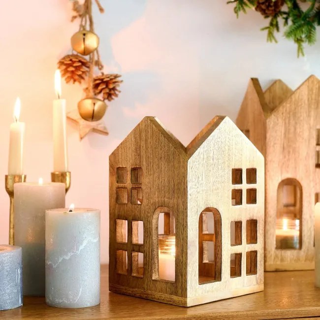 Vianočná dekorácia MANGOS domček 712180