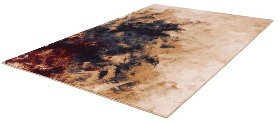 Vlnený koberec 133x180 cm Burst dark beige – Agnella