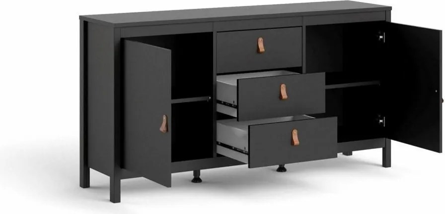 Komoda TWO REE 151 cm čierna