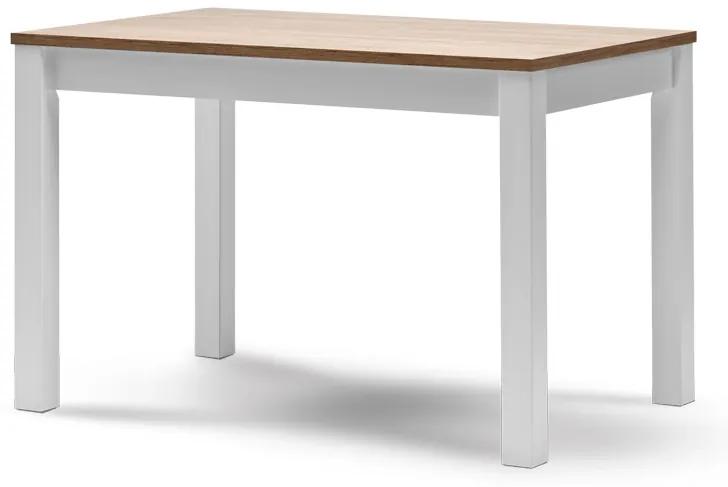 Stima Stôl CASA mia VARIANT Odtieň: Biela, Odtieň nôh: Dub sonoma, Rozmer: 80 x 80 cm