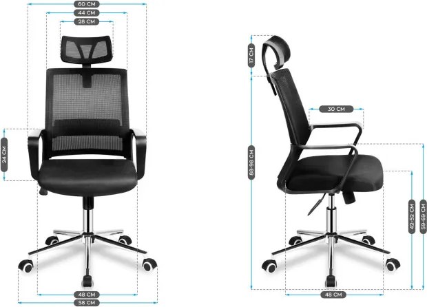 Kancelárska stolička Mark Adler - Manager 2.1 čierna