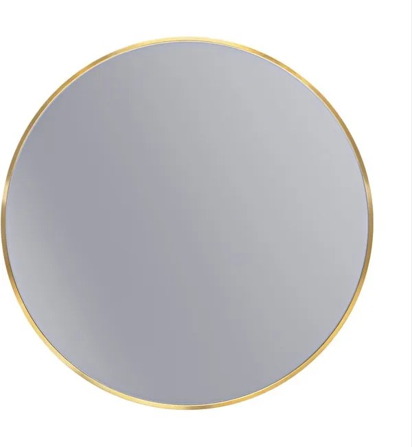 Erga Round, okrúhle zrkadlo 70cm, zlatý rám, ERG-V01-ROUND-7070-GD