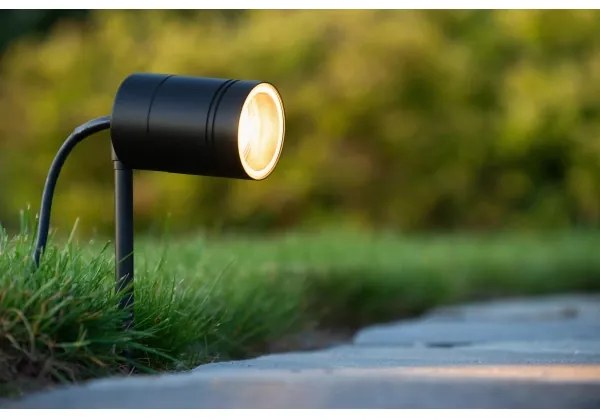 Lucide 14868/05/30 - LED Vonkajšia lampa ARNE-LED 1xGU10/5W/230V čierna