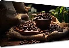 Kávové obrazy do kuchyne Ranná Arabica