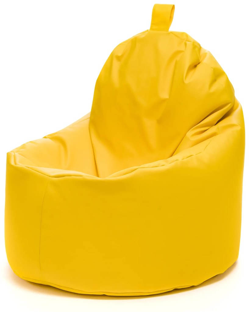 INTERMEDIC SK Sedací vak Yoko Ekokoža – 70x75 cm, rôzne farby Farba: E18 - Žltá - slnko (Ekokoža)